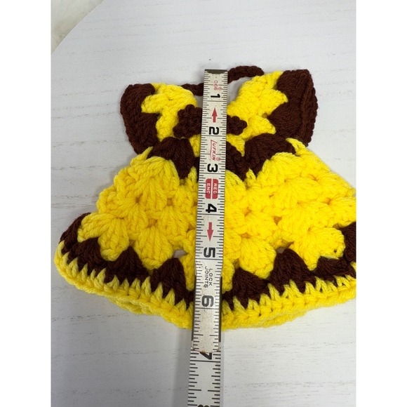 Hand made Fall Scarecrow Kitchen Towel Set Crochet Pot Holders Coasters - Picture 8 of 8